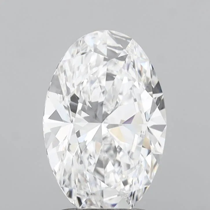 2.05ct Oval Lab Grown Diamond (Colour D, Clarity FL, IGI Certified)
