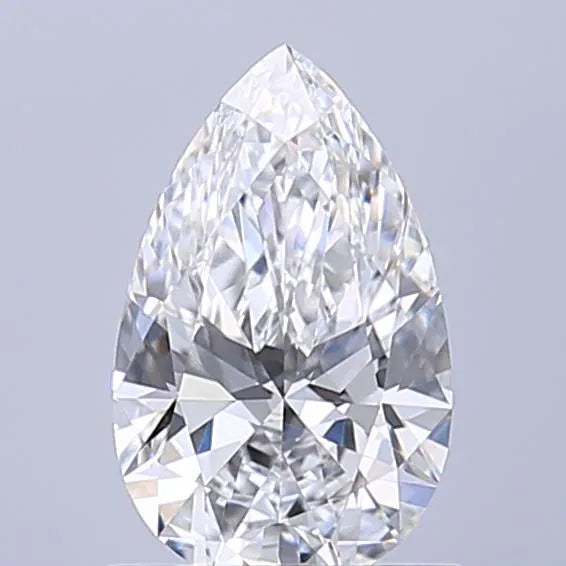 0.77ct Pear Lab Grown Diamond (Colour D, Clarity IF, IGI Certified)