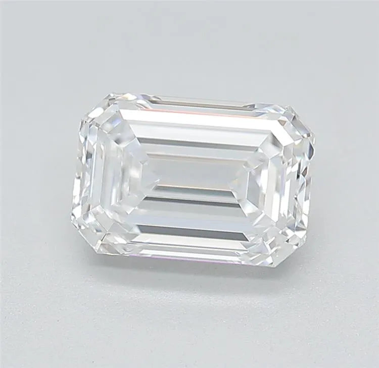 1.74ct Emerald Lab Grown Diamond (Colour D, Clarity IF, IGI Certified)