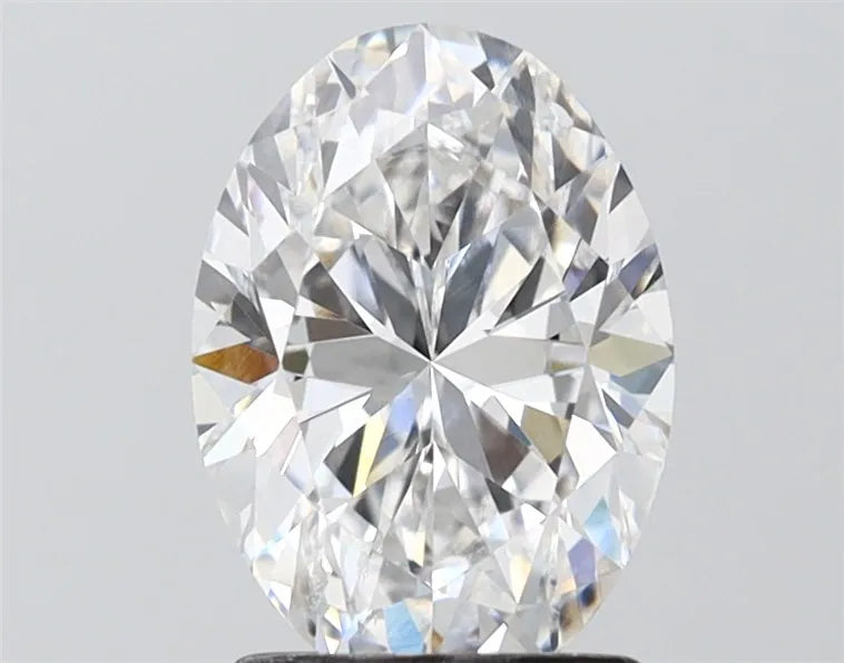 2.00ct Oval Lab Grown Diamond (Colour D, Clarity VS2, IGI Certified)