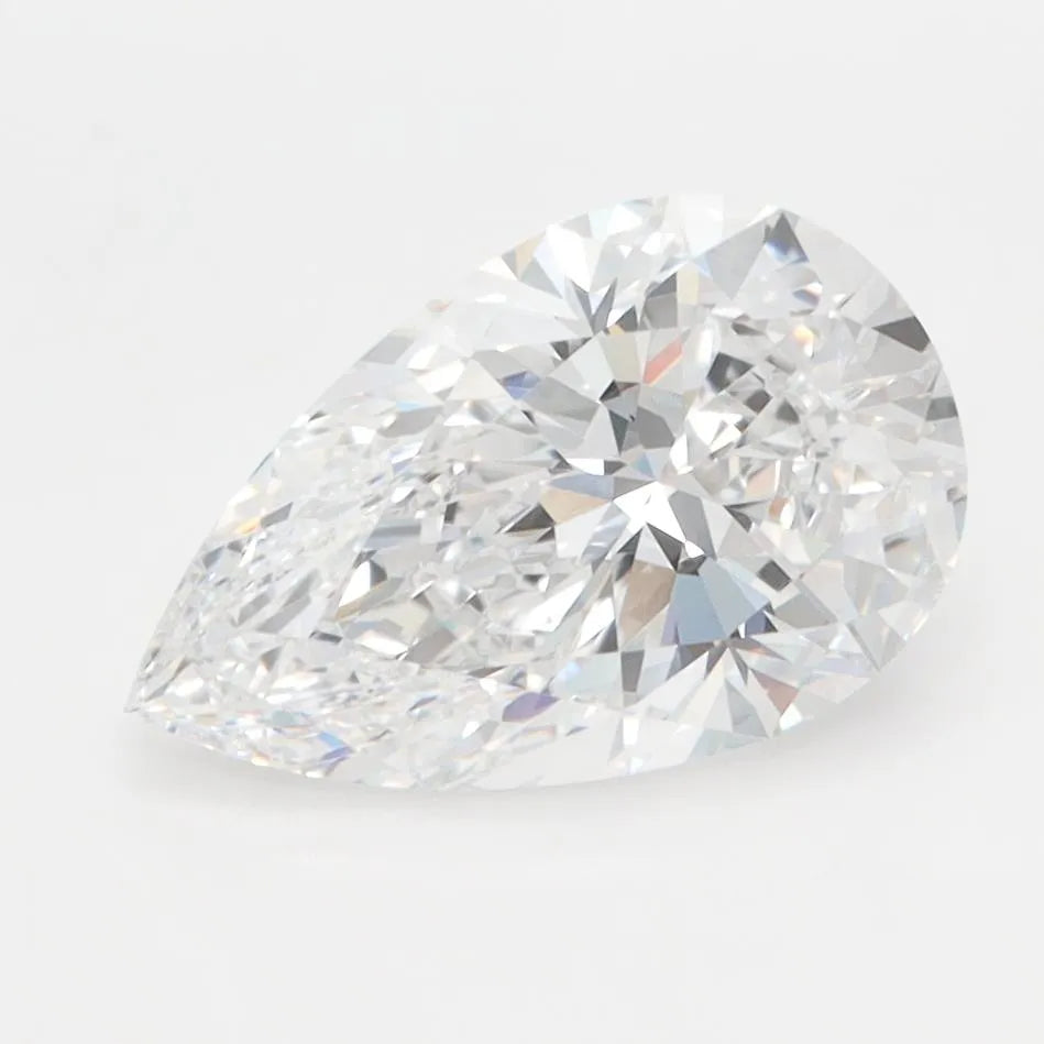 2.00ct Pear Lab Grown Diamond (Colour D, Clarity IF, IGI Certified)
