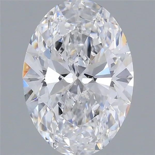 2.06ct Oval Lab Grown Diamond (Colour D, Clarity VS2, IGI Certified)
