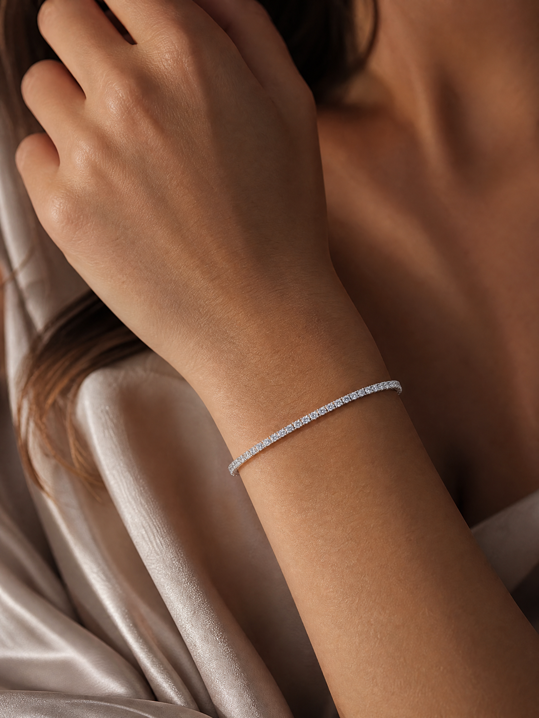3.00tcw Round Diamond Tennis Bracelet