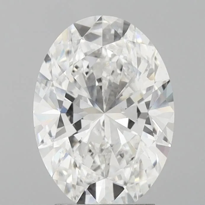 3.15ct Oval Lab Grown Diamond (Colour E, Clarity VS2, IGI Certified)