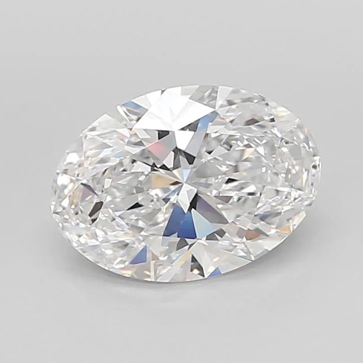 3.51ct Oval Lab Grown Diamond (Colour D, Clarity FL, Cut EX, IGI Certified)