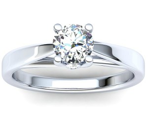 R003 Acadia Solitaire Engagement Ring