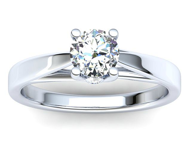 R003 Acadia Solitaire Engagement Ring