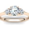 R004 Addisyn Engagement Ring In Rose Gold