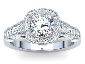 R006 Ademia Diamond Engagement Ring