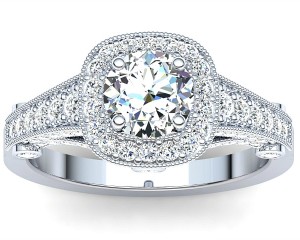 R006 Ademia Diamond Engagement Ring