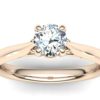 R014 Aila Engagement Ring In Rose Gold