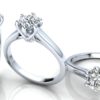 R54 Aquaria Solitaire Engagement Ring Group Shot