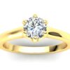 R54 Aquaria Solitaire Engagement Ring In Yellow Gold