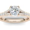 R077 Ballencia Rose Gold Engagement Ring