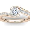 R106 Belva Rose Gold Engagement Ring