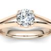 R114 Beth Rose Gold Engagement Ring (PM)