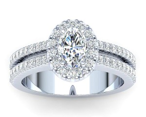 R120 Blakeley Oval Engagement Ring
