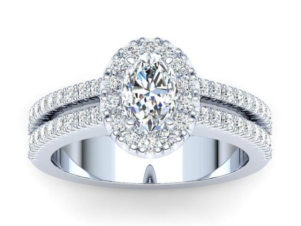 R120 Blakeley Oval Engagement Ring