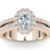 R120 Blakeley Oval Engagement Ring In Rose Gold