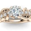 R123 Charlotte Engagement Ring In Rose Gold