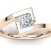 R126 Catherine Engagement Ring In Rose Gold