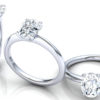 W131 Belinda Oval Solitaire Design