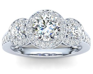 R142 Dominique Diamond Engagement Ring