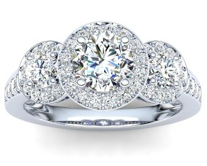 R142 Dominique Diamond Engagement Ring