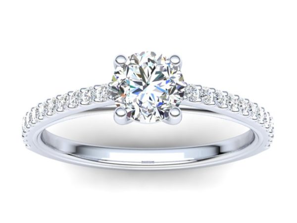 C002 Ebele Diamond Pave Engagement Ring