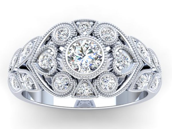 Edna Diamond Engagement Ring