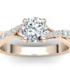 C012 Eila Engagement Ring In Rose Gold