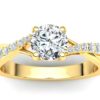 C012 Eila Engagement Ring In Yellow Gold