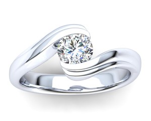 C014 Elaine Diamond Engagement Ring