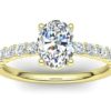 C017 Engagement Ring In Yellow Gold