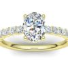 C017 Engagement Ring In Yellow Gold