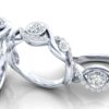 C022 Eleonora Double Infinity Diamond Engagement Ring Group Shot