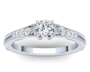 C031 Elisa Diamond Engagement Ring