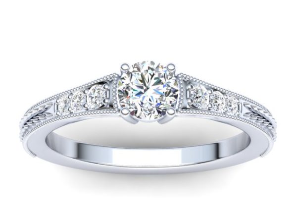 C031 Elisa Diamond Engagement Ring