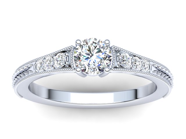C031 Elisa Diamond Engagement Ring