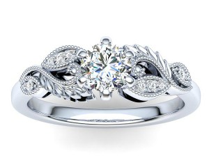 C035 Elissa Diamond Engagement Ring