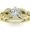 C035 Elissa Diamond Engagement Ring In Yellow Gold