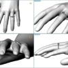 C027 Eliana Cushion Diamond Engagement Ring On-Finger View