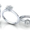 C047 Elliana Solitaire Engagement Ring Group Shot