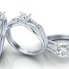 C069 Embry Diamond Engagement Ring Group Shot