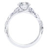L0039 Jadean Accent Diamond Engagement in White Gold Sideview