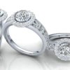 C077 Emilia Diamond Engagement Ring