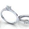 C133 Falecia Delicate Diamond Engagement Ring Group Shot