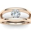 C138 Fanya Engagement Ring in Rose Gold