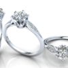 C152 Fedocia Diamond Engagement Ring Group Shot