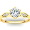C152 Fedocia Diamond Engagement Ring In Yellow Gold